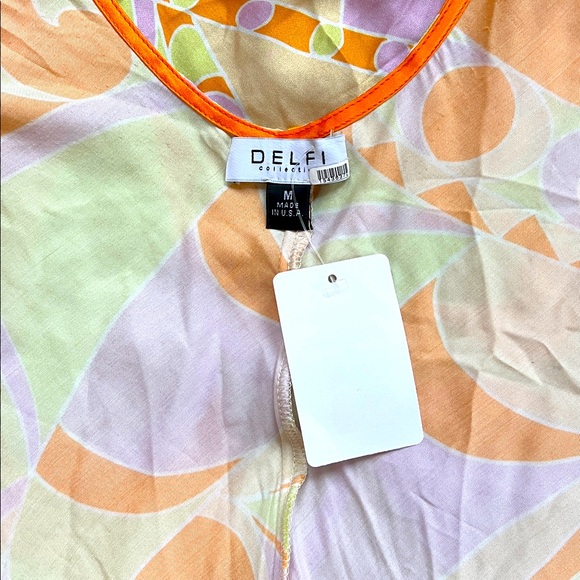 Delfi Collective Donna Multicolor Psychedelic Slip Dress Maxi - Picture 6 of 6